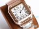 Swiss Replica Santos De Cartier White Dial Rose Gold Watch (2)_th.jpg